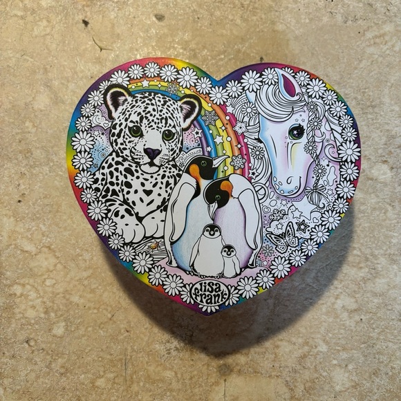 2014 Lisa Frank Collectable Color-Your-Own Box New - Picture 5 of 5